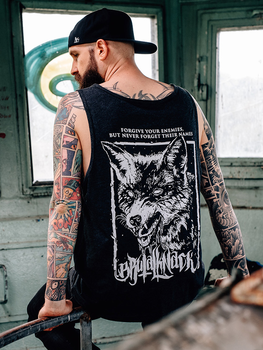 Fox Jersey Tank [anthrazit]