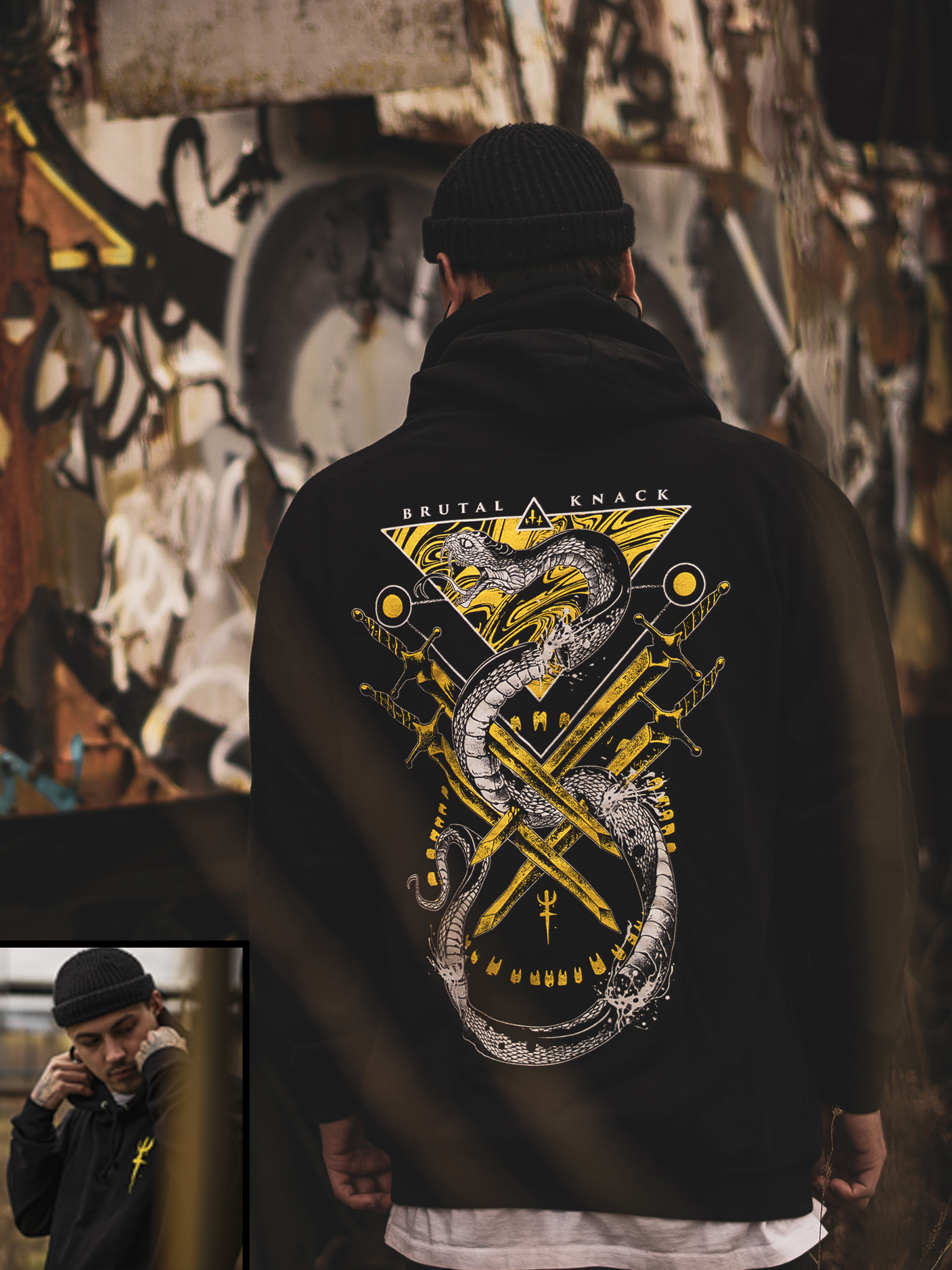 Snake Hoodie [black]