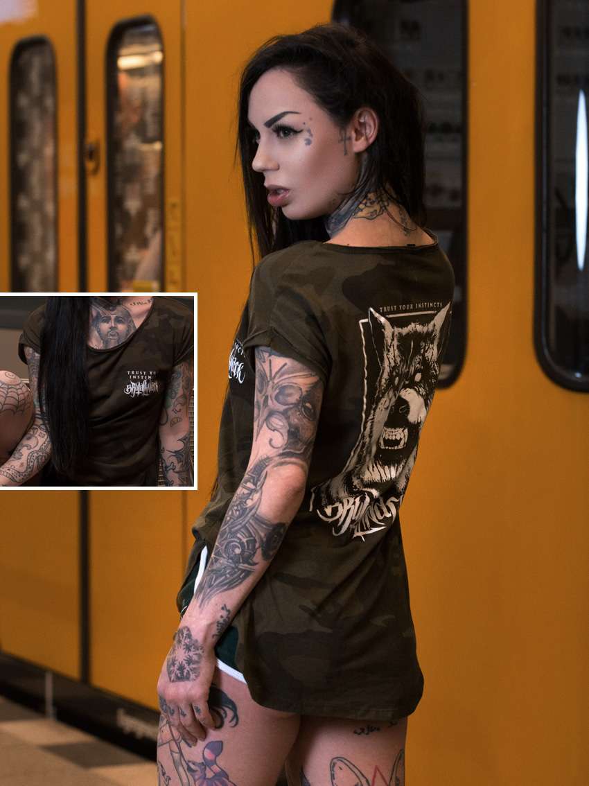 Instincts Extended Shirt [camo]
