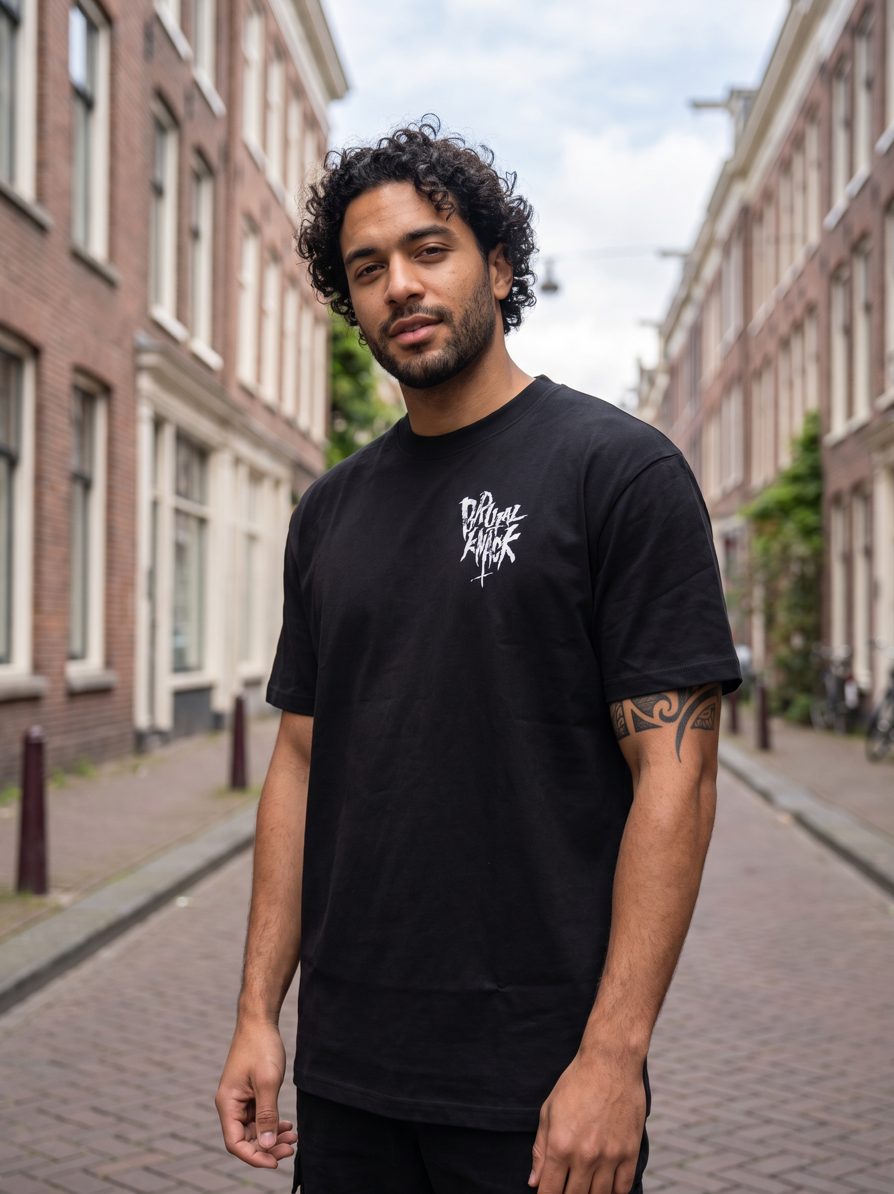 Racoon II Heavy Oversize Shirt [black]
