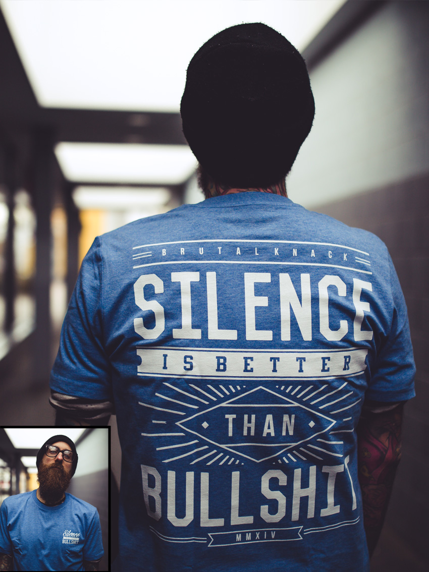 Silence Shirt [heatherblue]