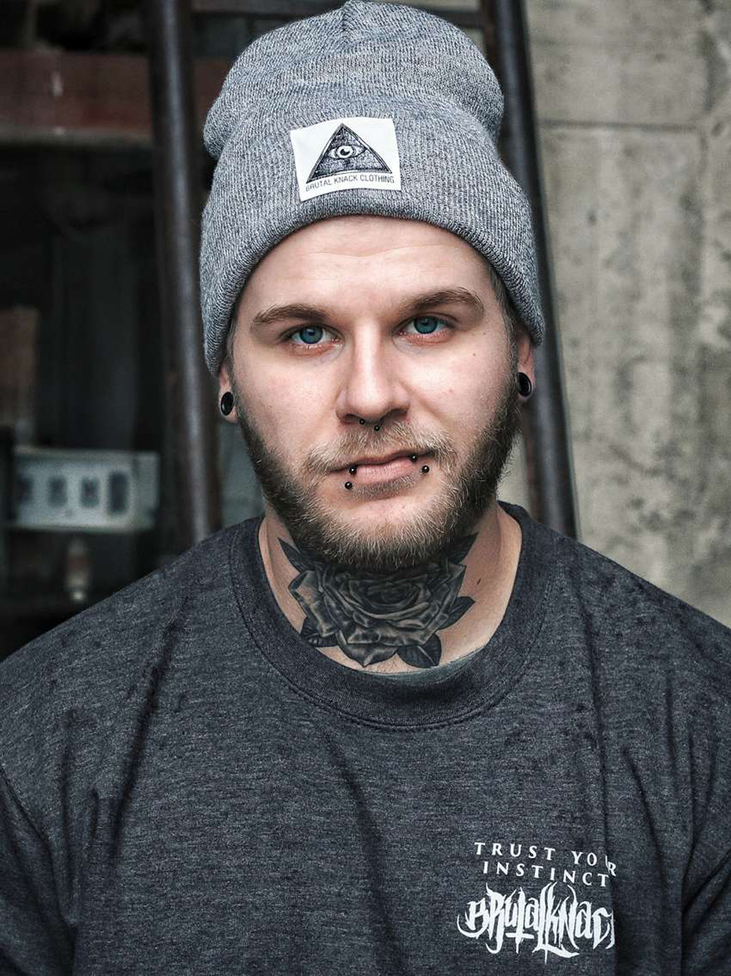 Beanie AEOM [heather grey]