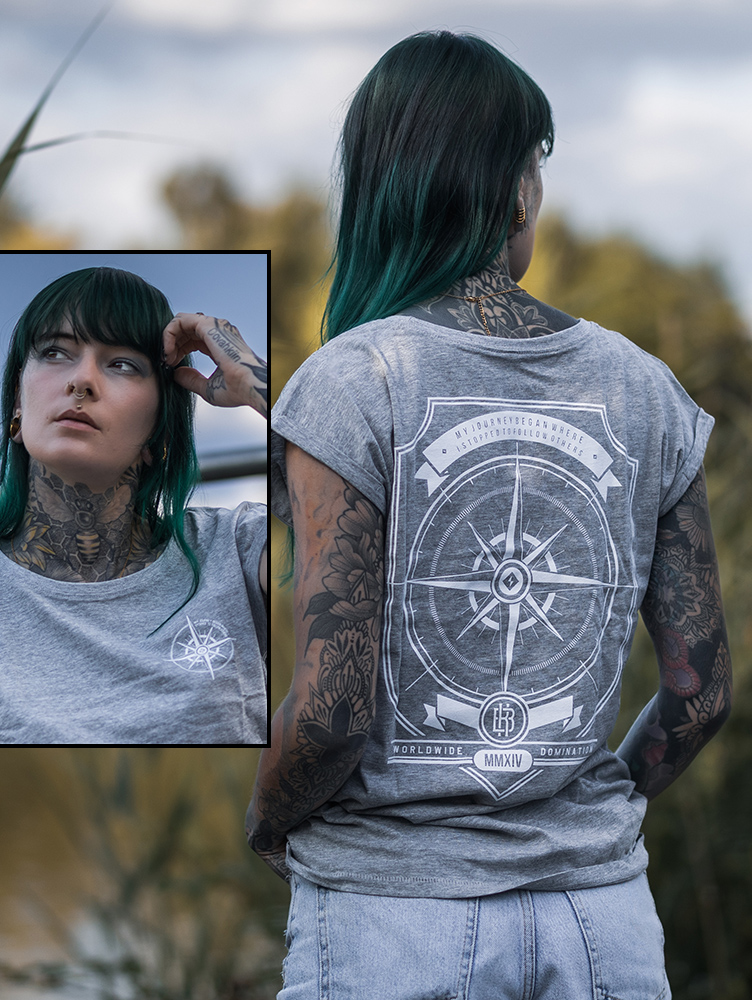 Compass Extended Shirt [heather grey]