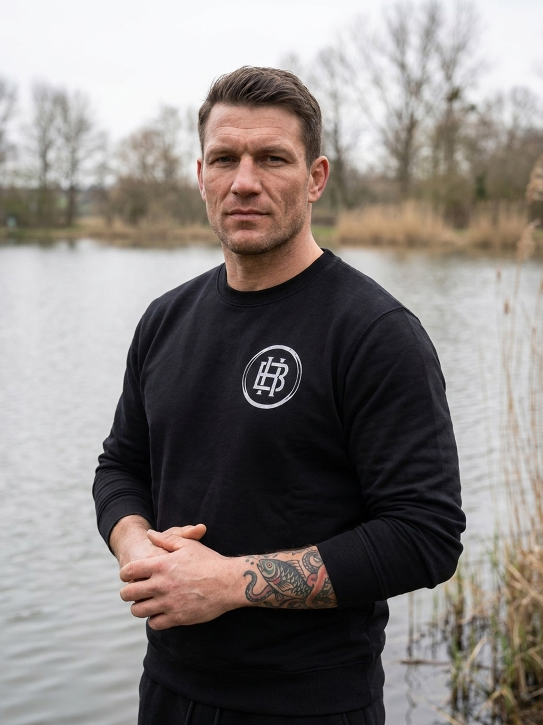 Fish n Anchor Sweater [black]