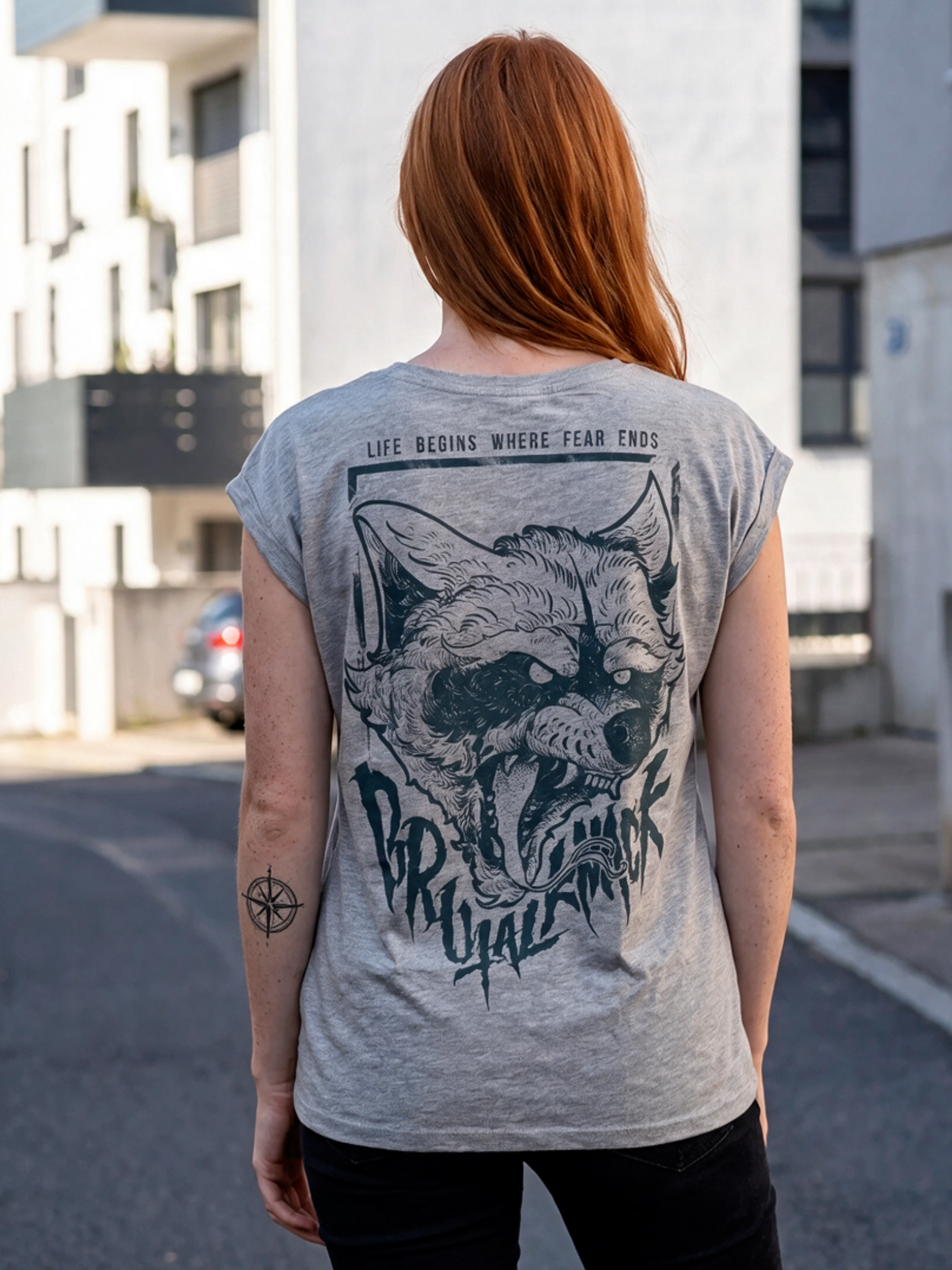 Racoon II Extended Shirt [heather grey]