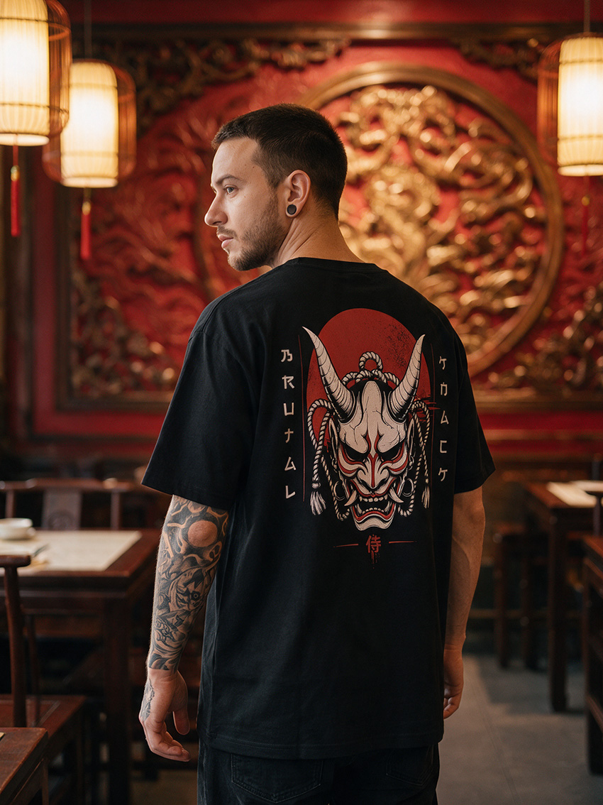 Oni Heavy Oversize Shirt [black]