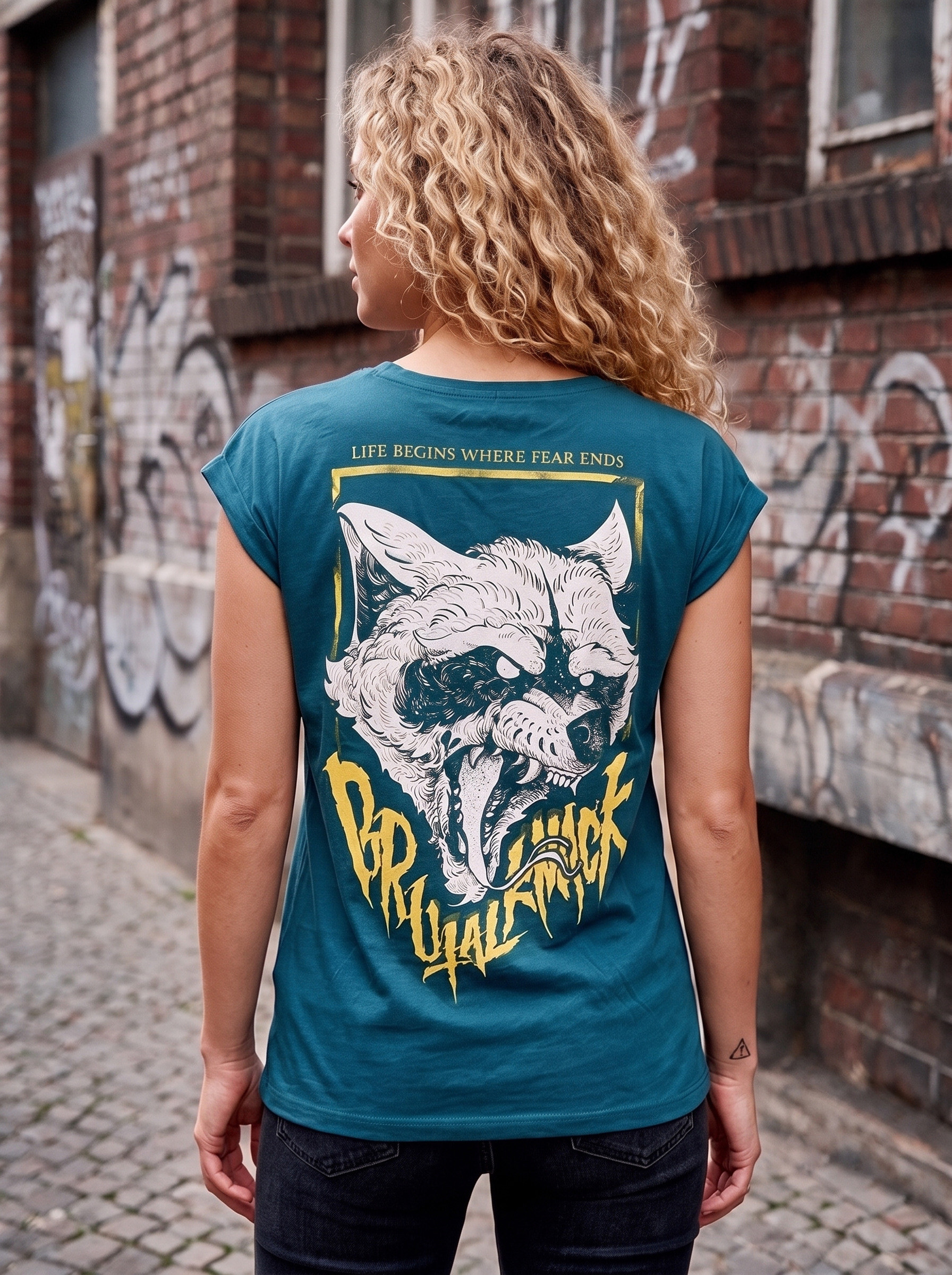 Racoon II Extended Shirt [teal]