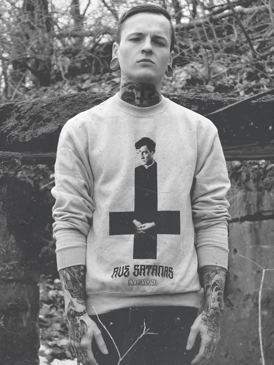 Ave Satanas Sweater [grey]