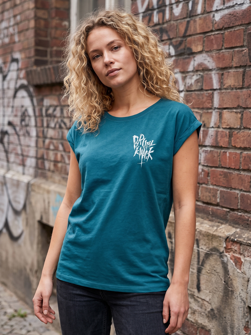 Racoon 2 Extended Shirt [teal]