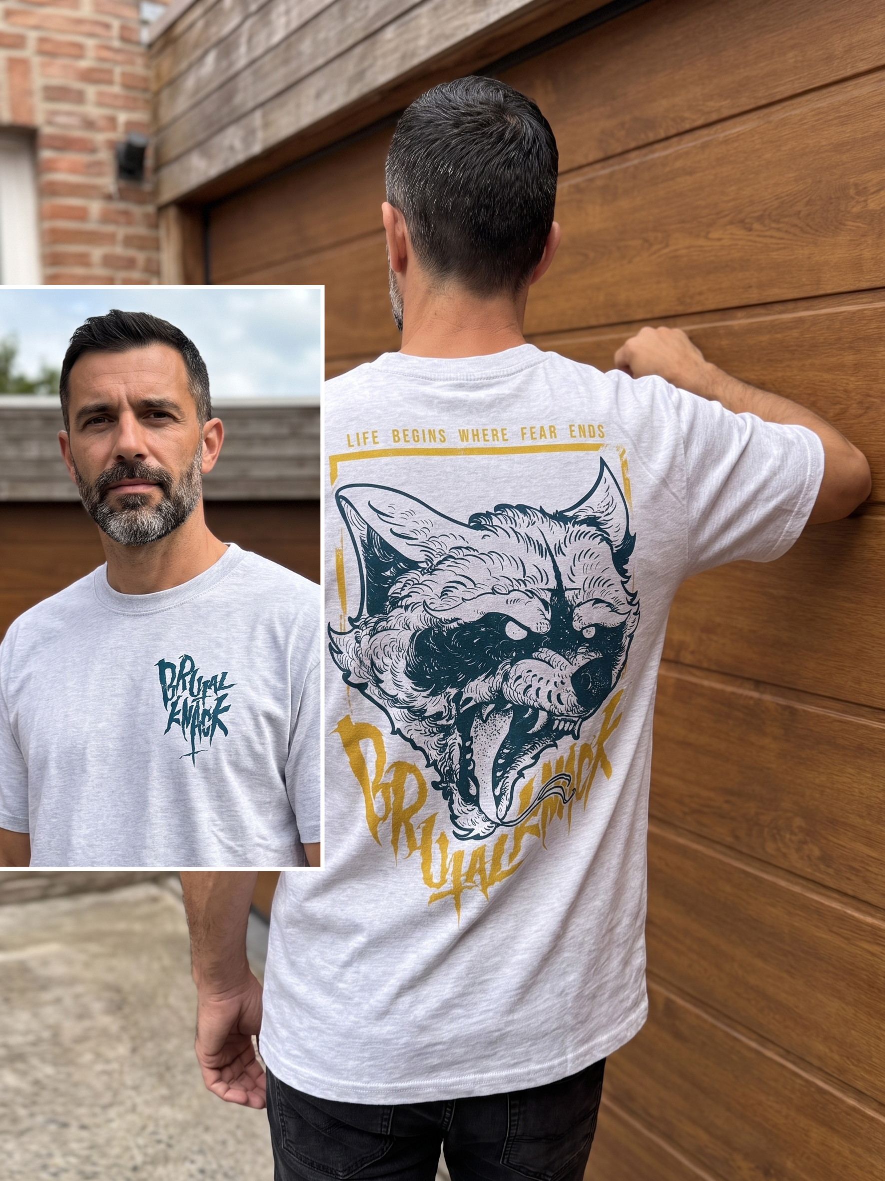 Racoon II Heavy Oversize Shirt [brightgrey]