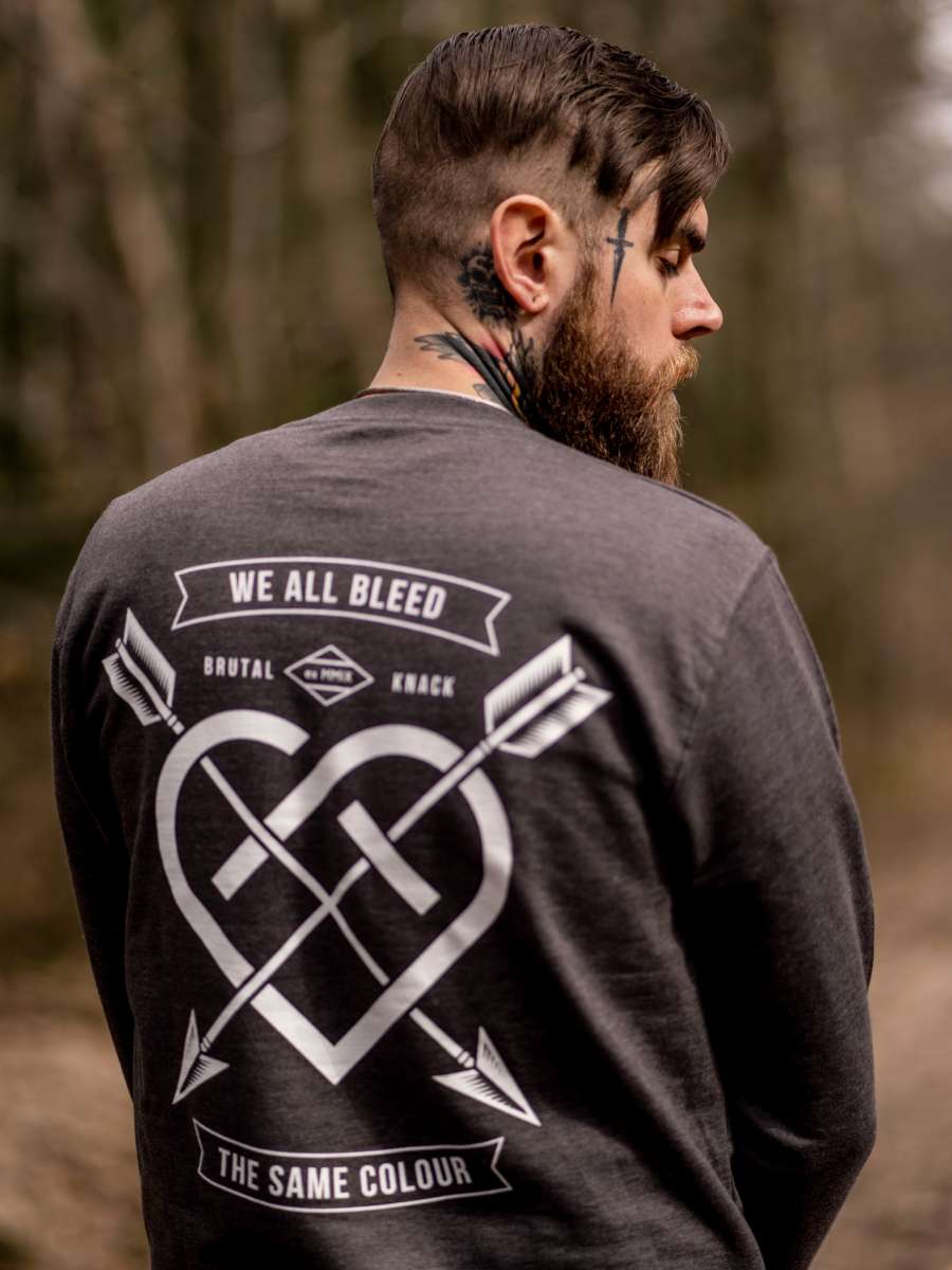 We all bleed Crewneck [anthrazit]