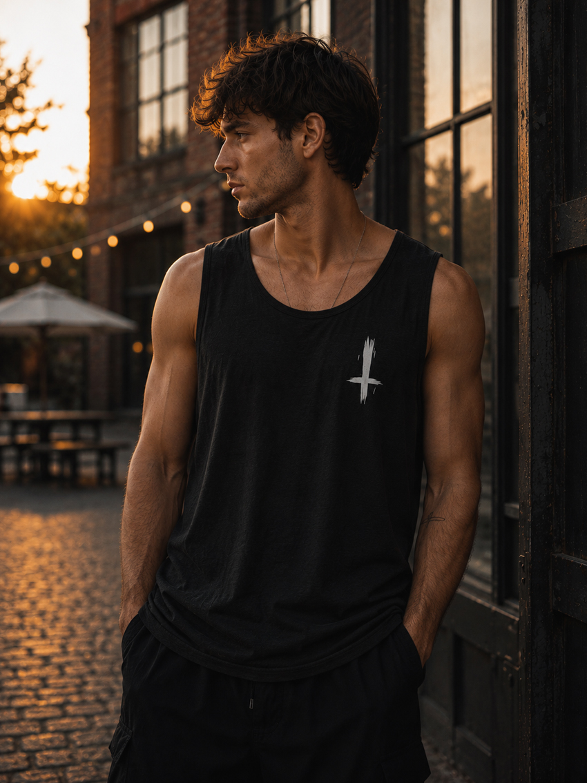 The Cat from Hell Jersey Tank [black]