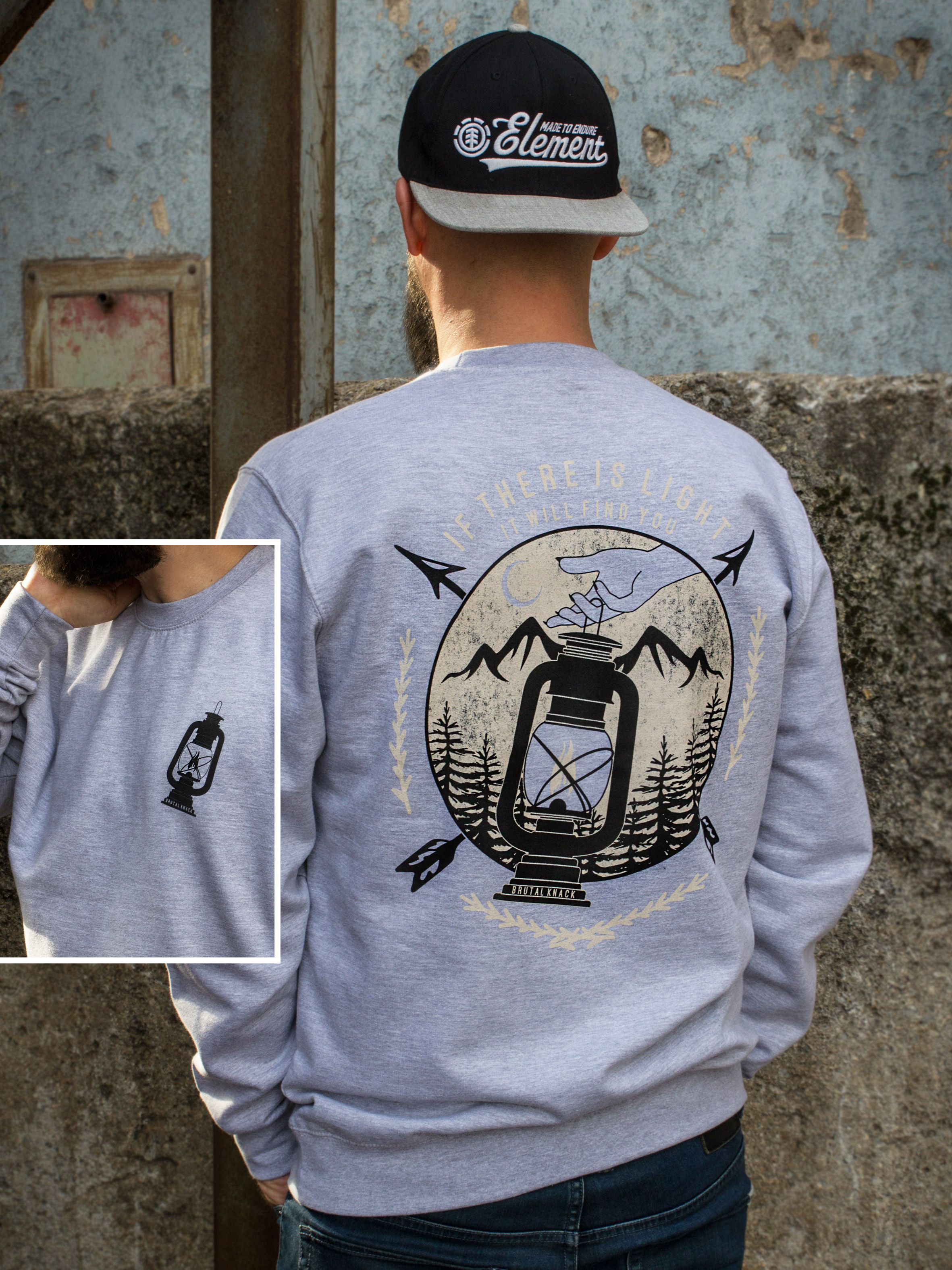 Lantern Crewneck [heather grey]