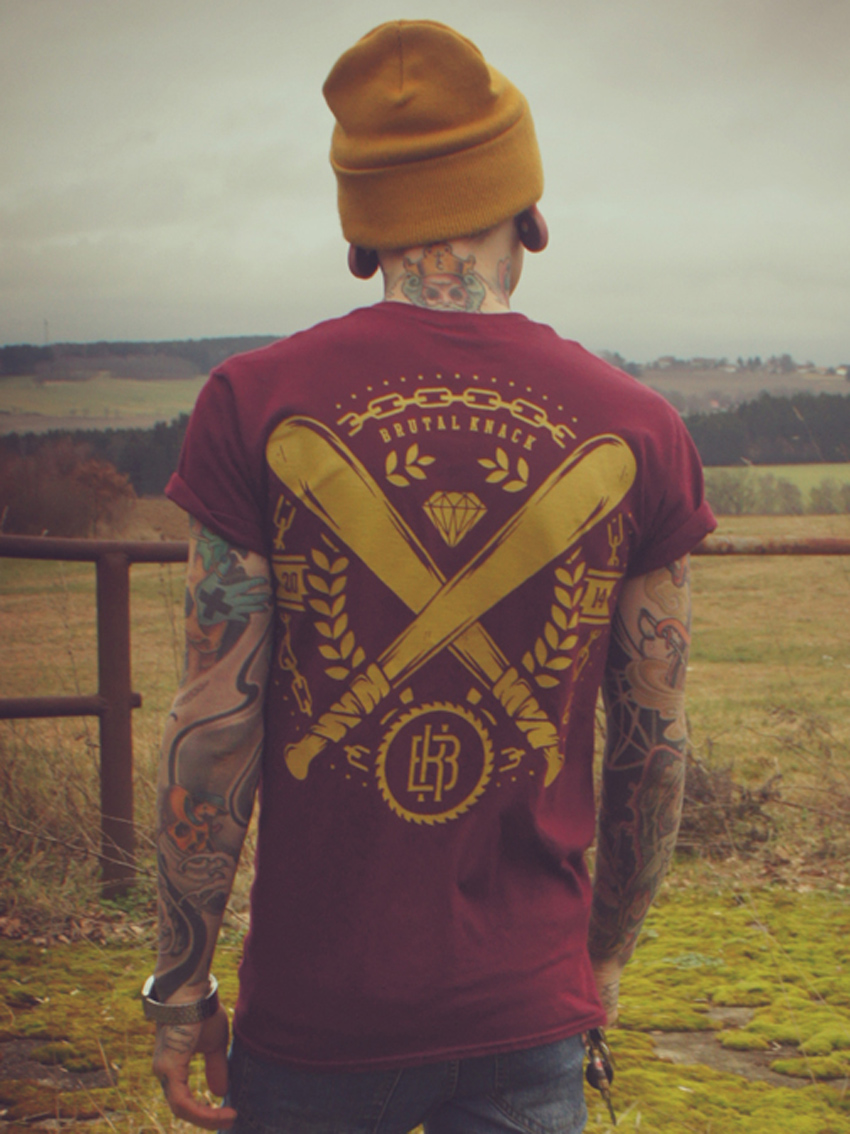 Baseball Shirt [burgundy]
