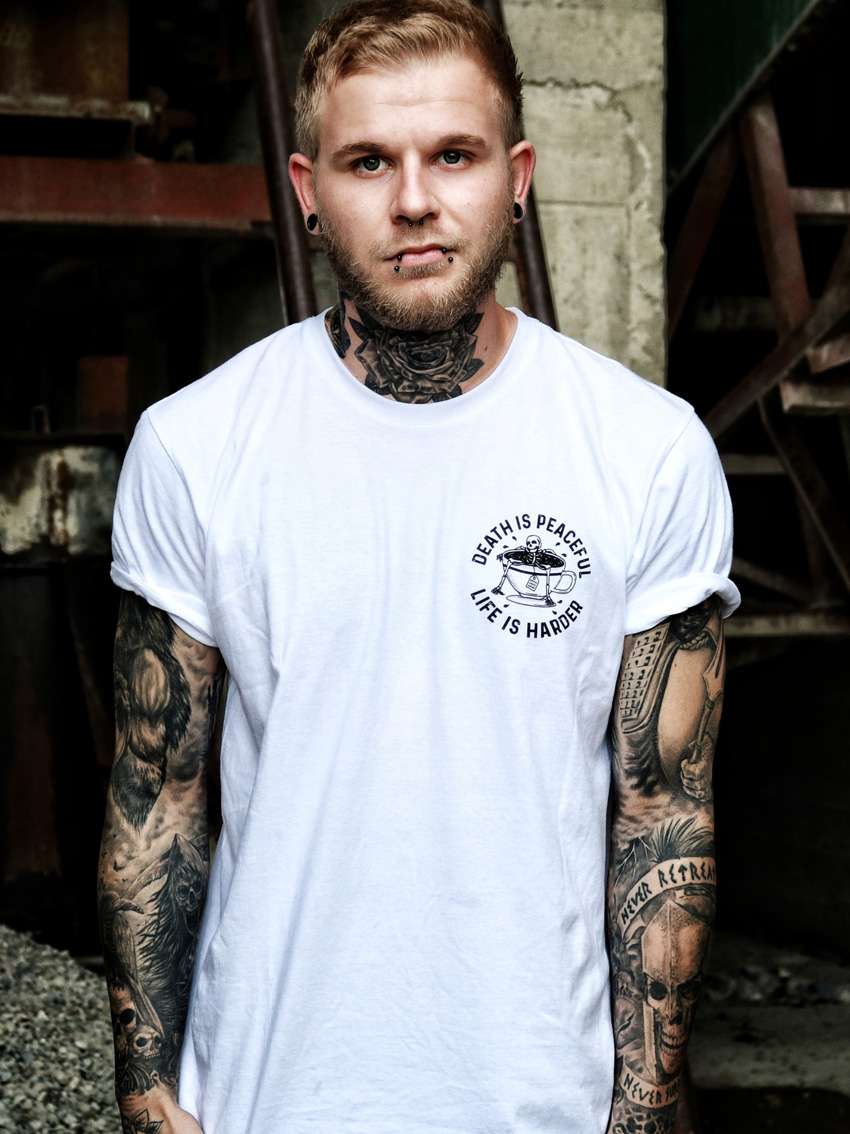 Death is peaceful Shirt [white]