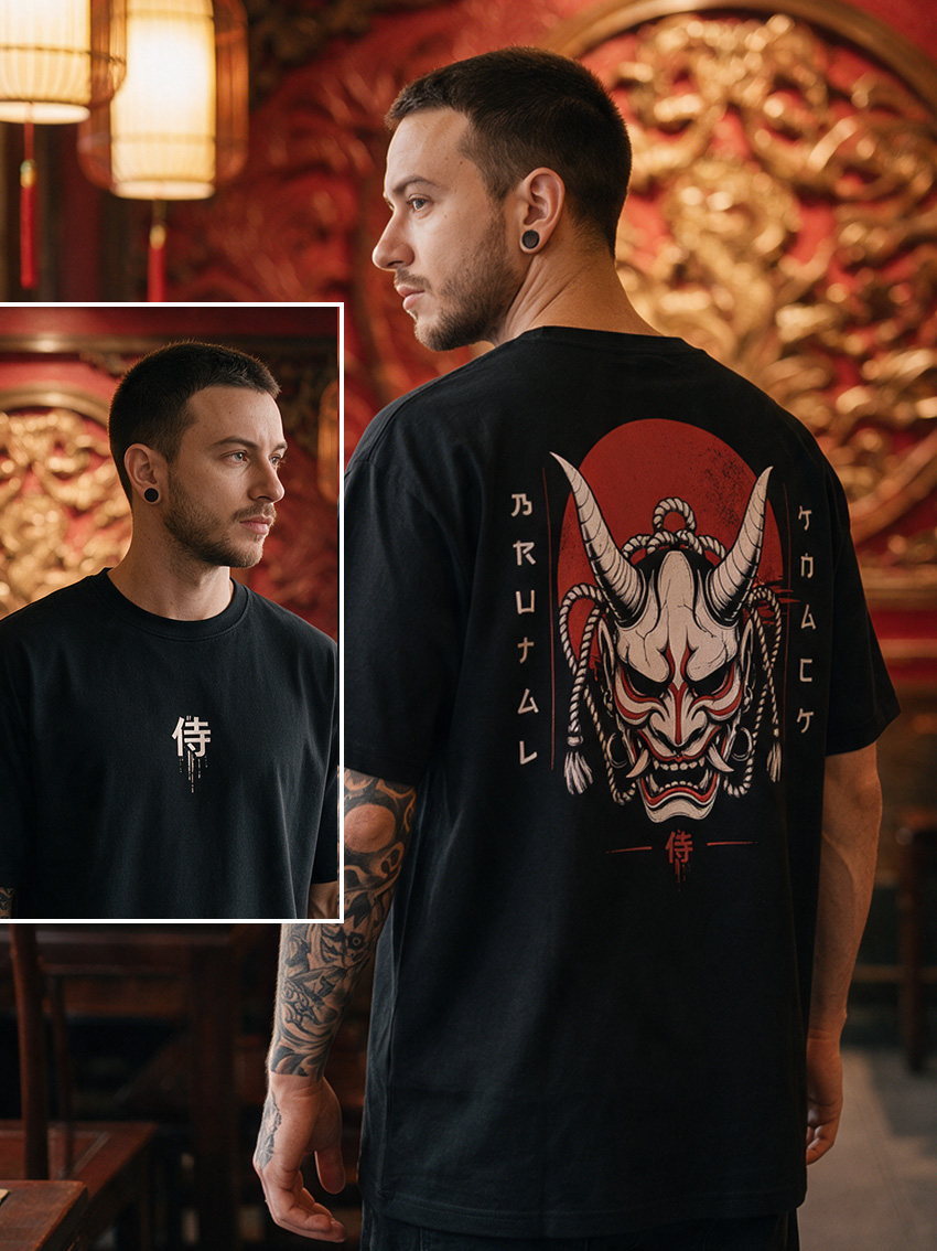 Oni Heavy Oversize Shirt [black]