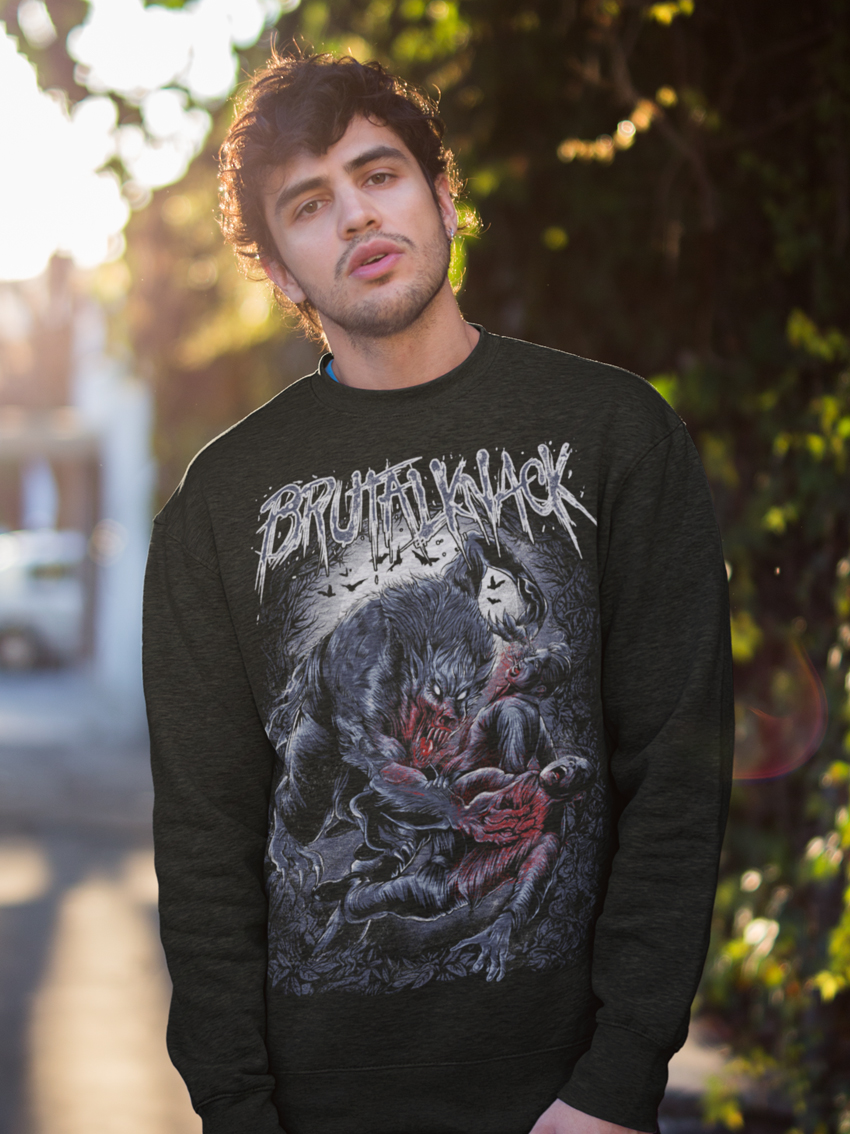 Werewolf 2 Sweater [washed black]