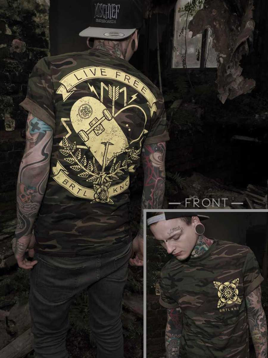 Live Free Shirt [camo]