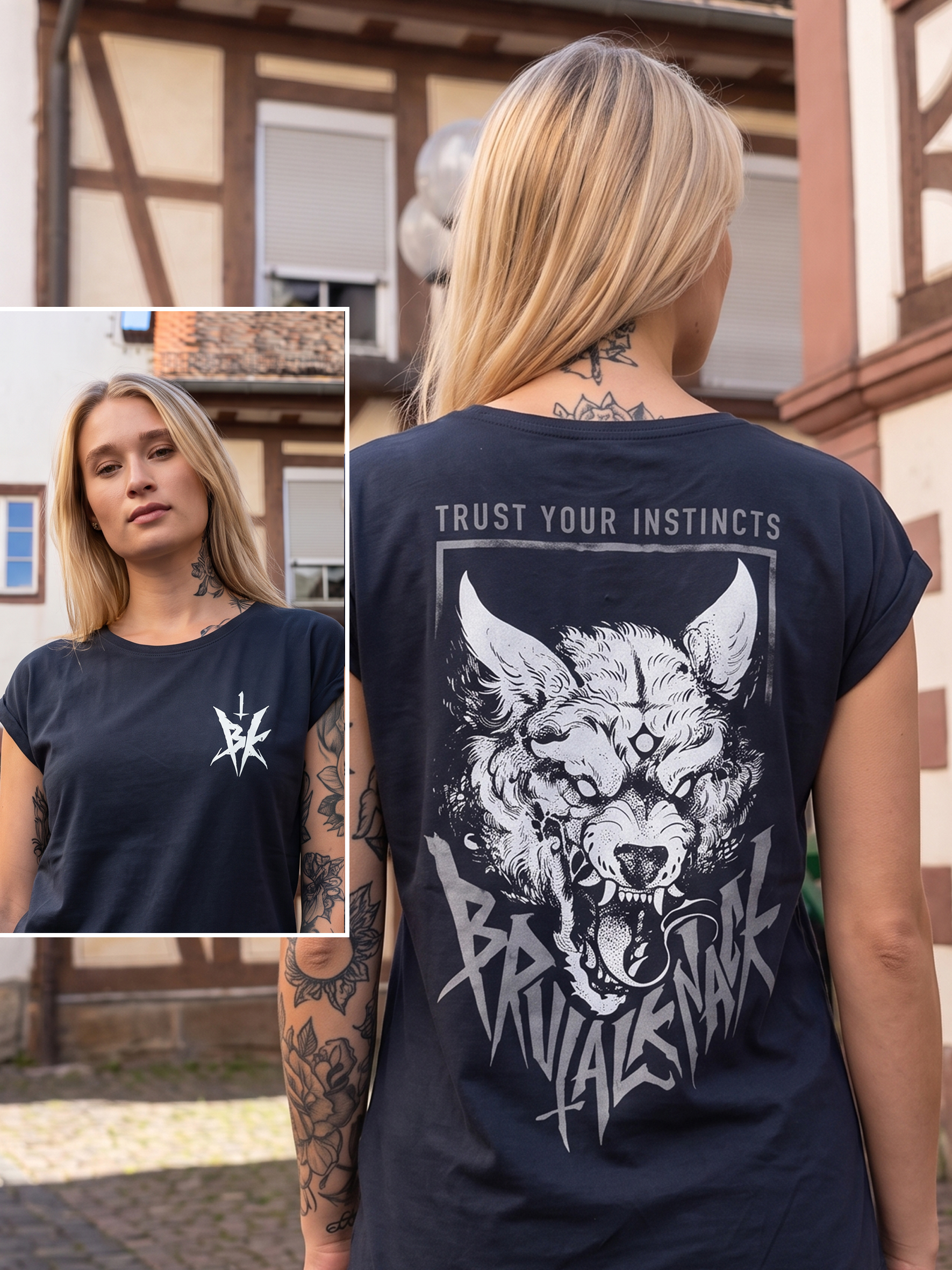 Instincts II Extended Shirt [navy]