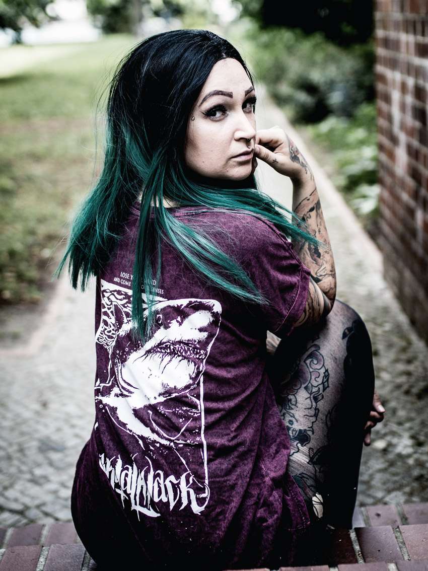 Shark Extended Shirt [burgundy/black]
