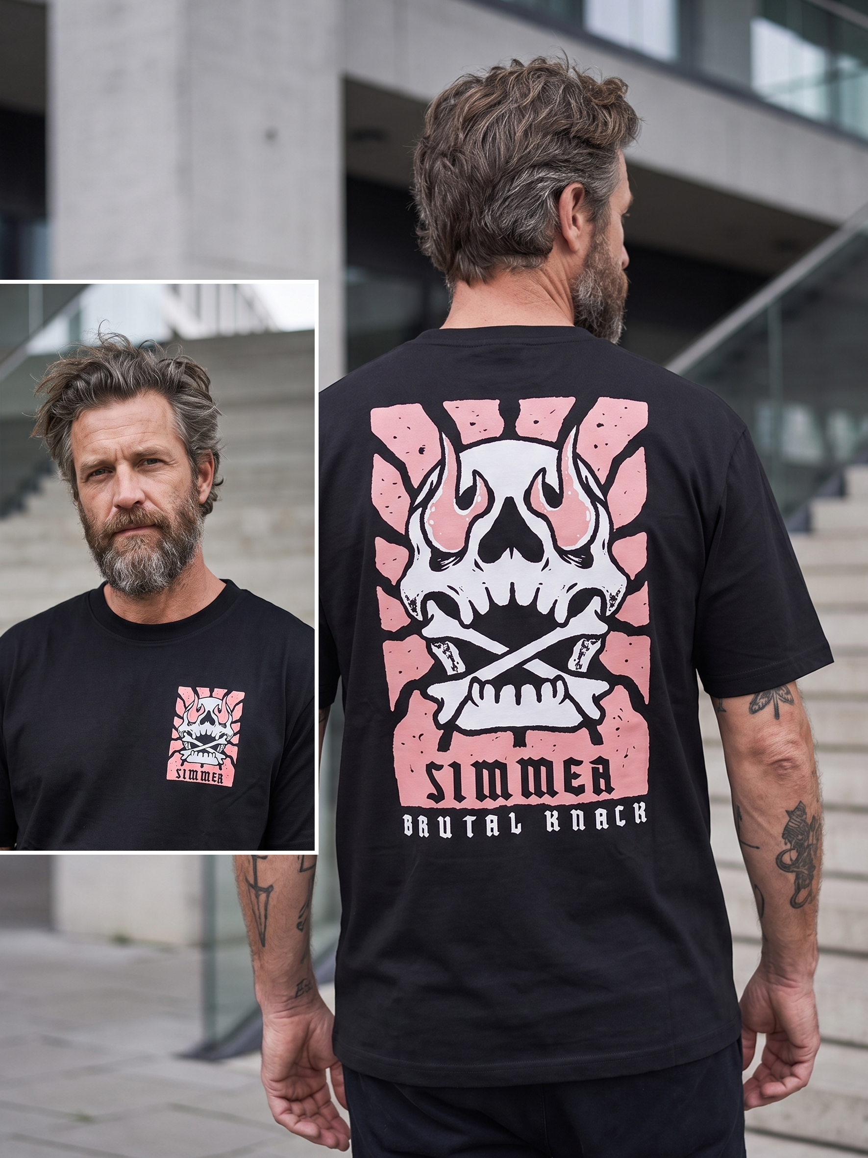 Simmer Shirt [black/rosa]