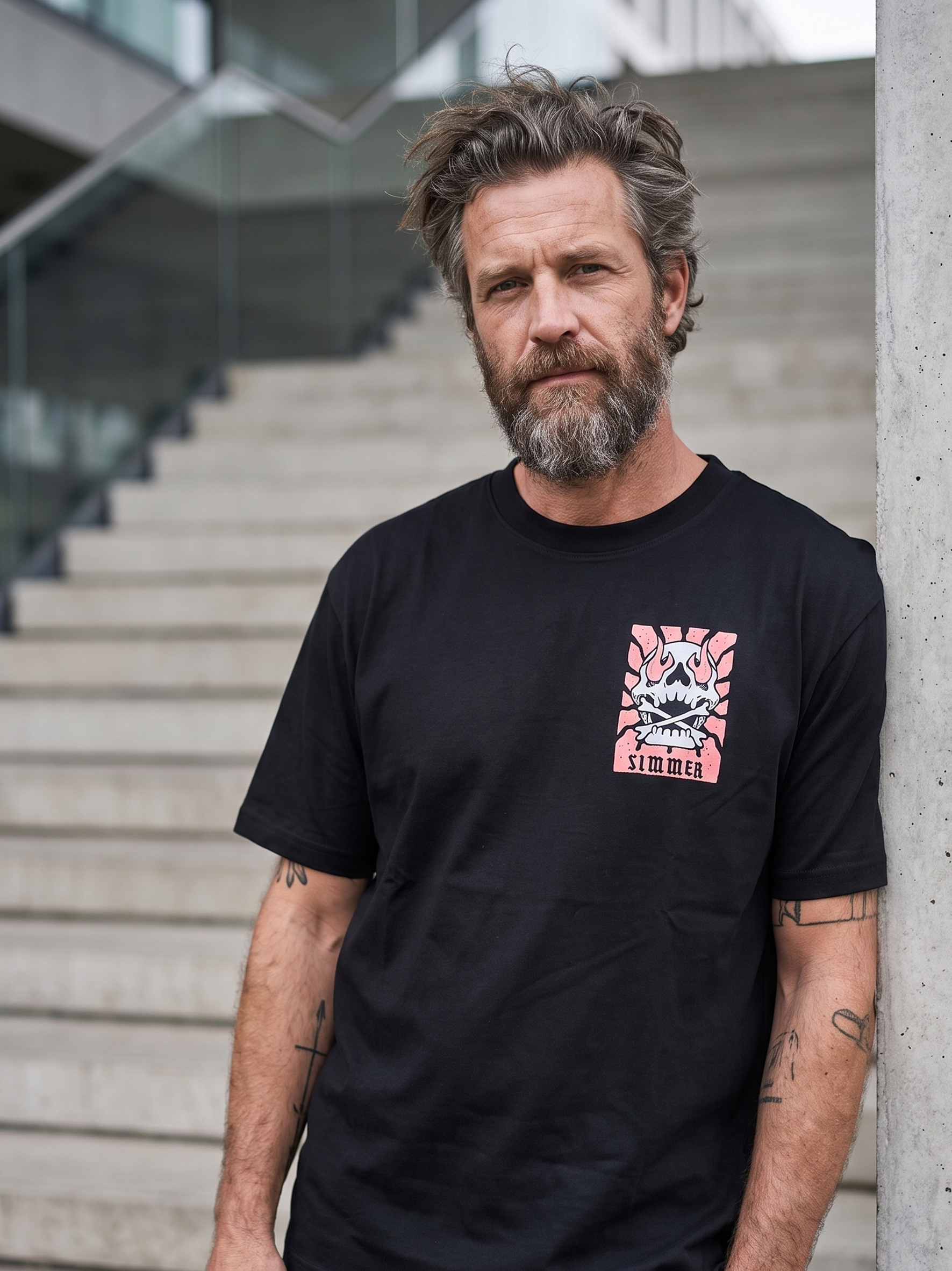 Simmer Shirt [black/rosa]