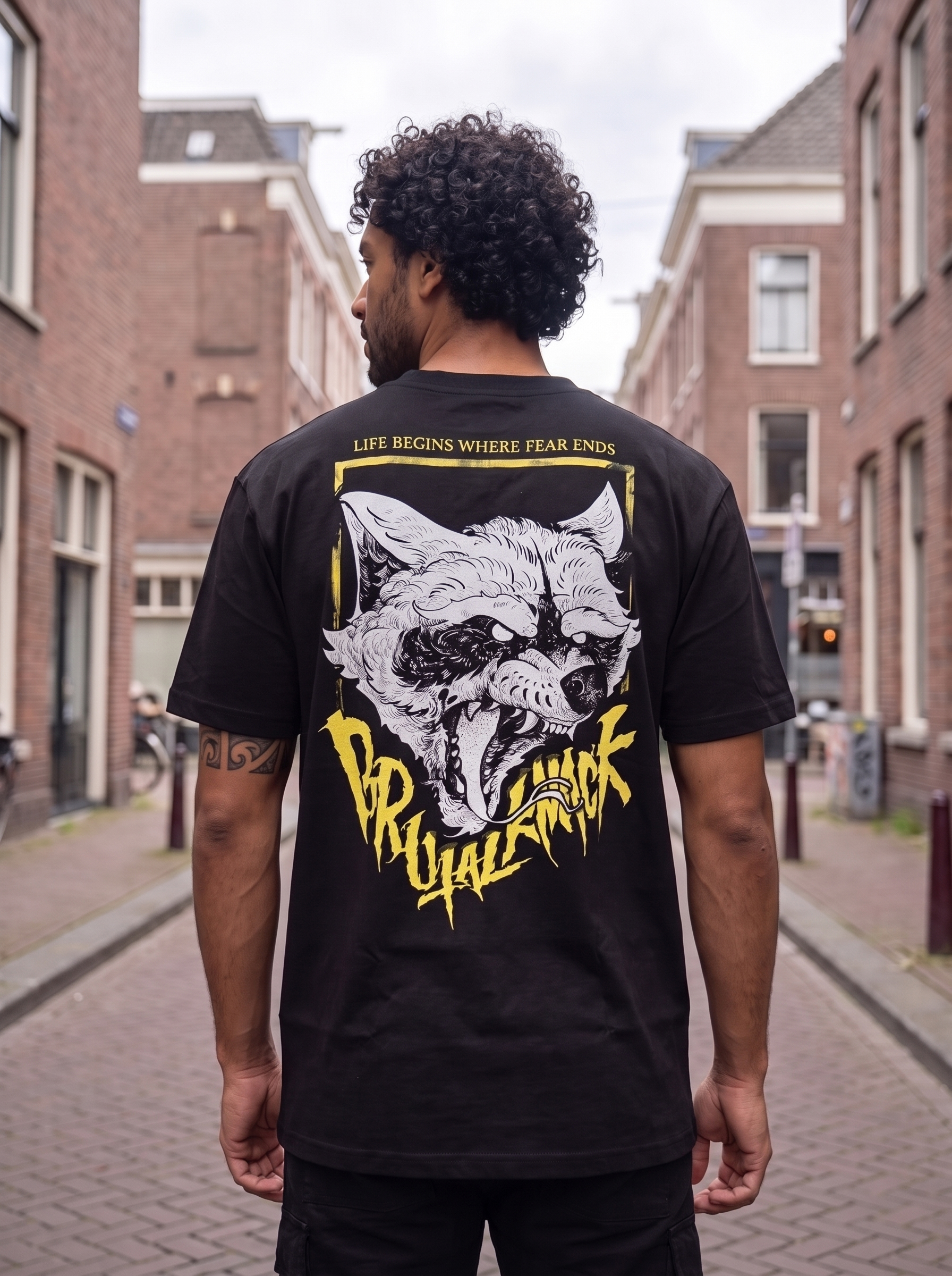 Racoon II Heavy Oversize Shirt [black]