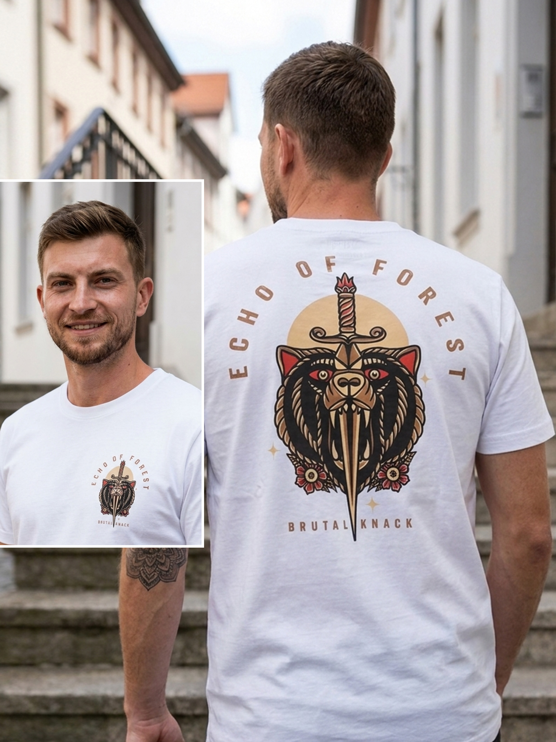Echo of Forest Shirt [white]