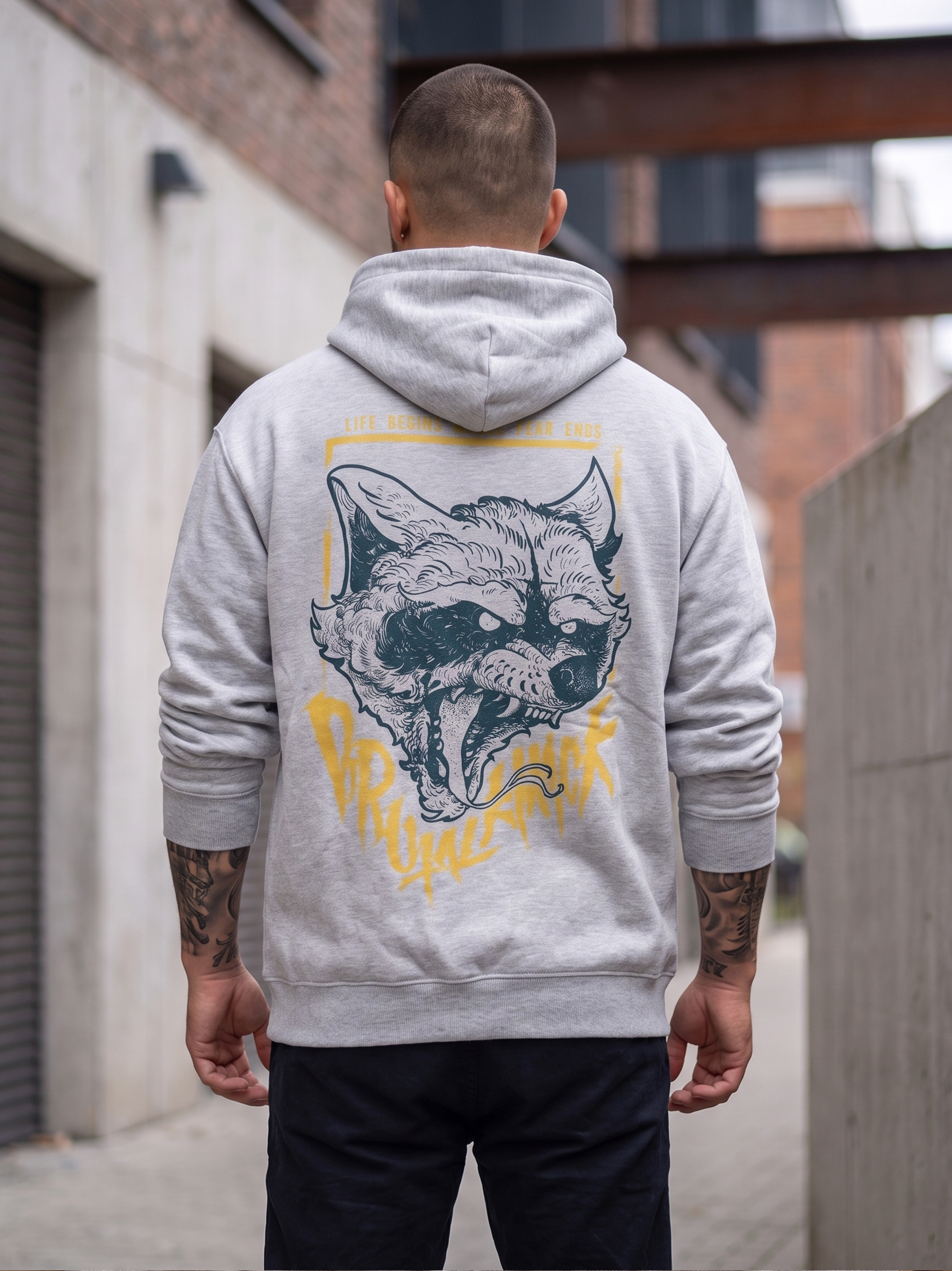 Racoon II Hoodie [coolgrey]