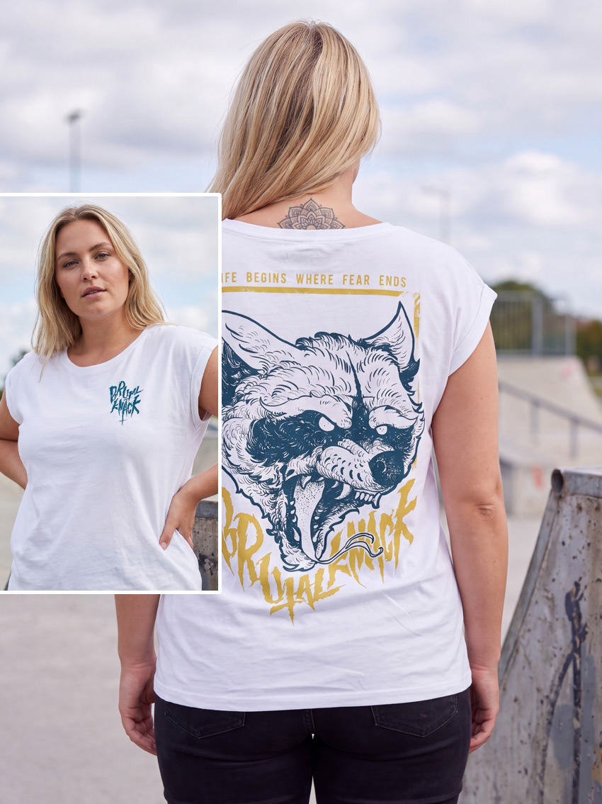 Racoon 2 Extended Shirt [white]