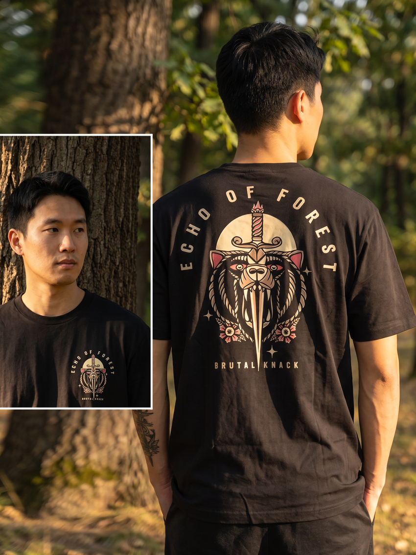Echo of Forest Shirt [black]