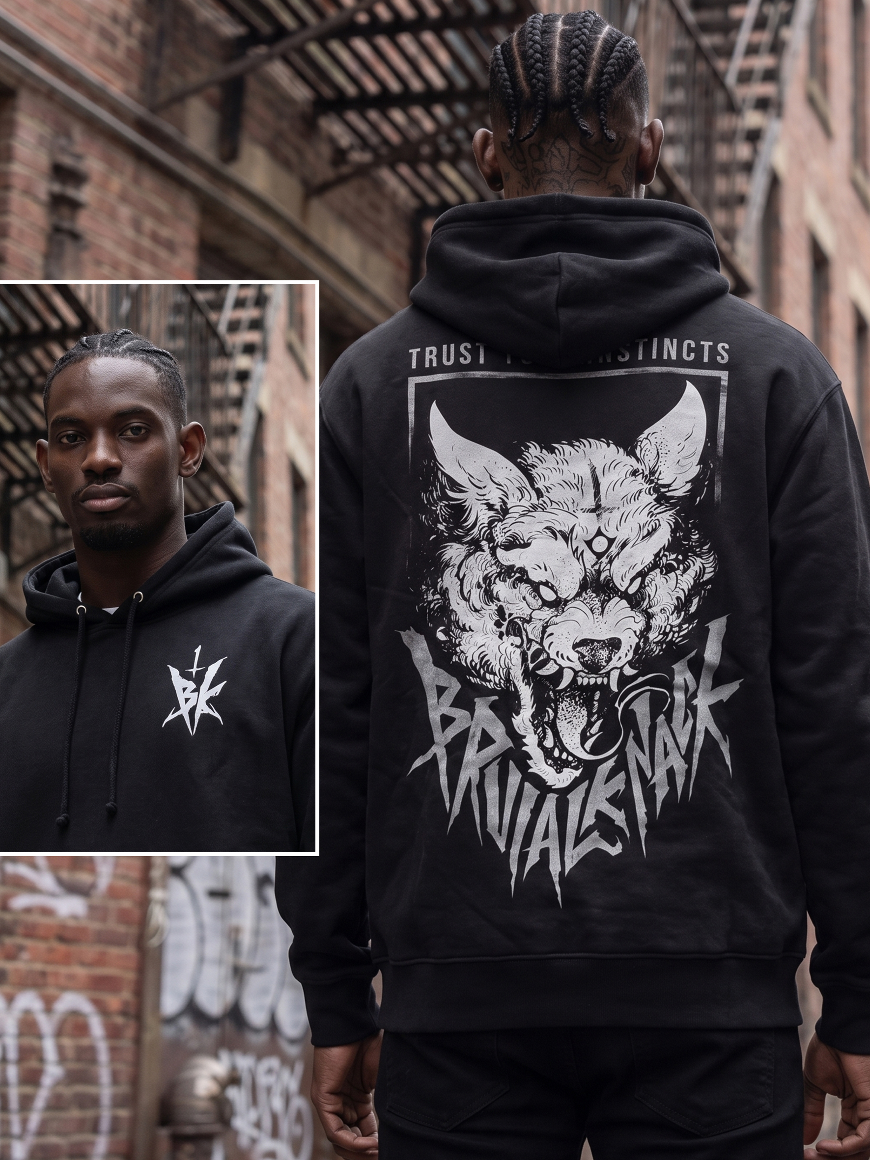 Instincts II Hoodie [black]