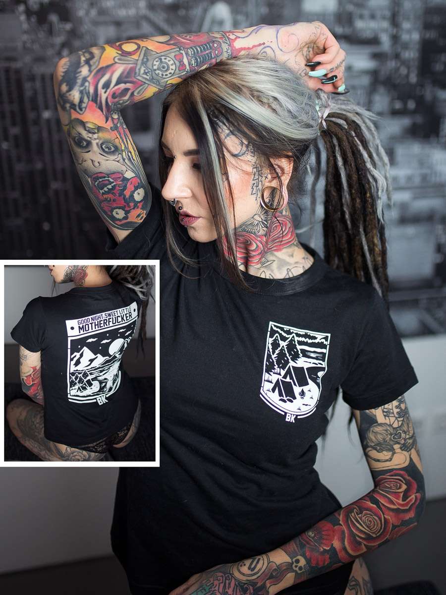 GNSLM  Girl Shirt [black]